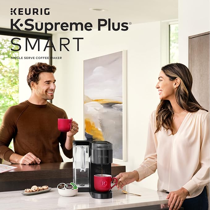 Keurig K-Supreme Plus SMART Coffee Maker, Single Serve K-Cup Pod Coffee Brewer, BREWID and MultiStream Technology, 78 Oz, Black | BREWID, MultiStream Technology, 78 Oz - Image 13