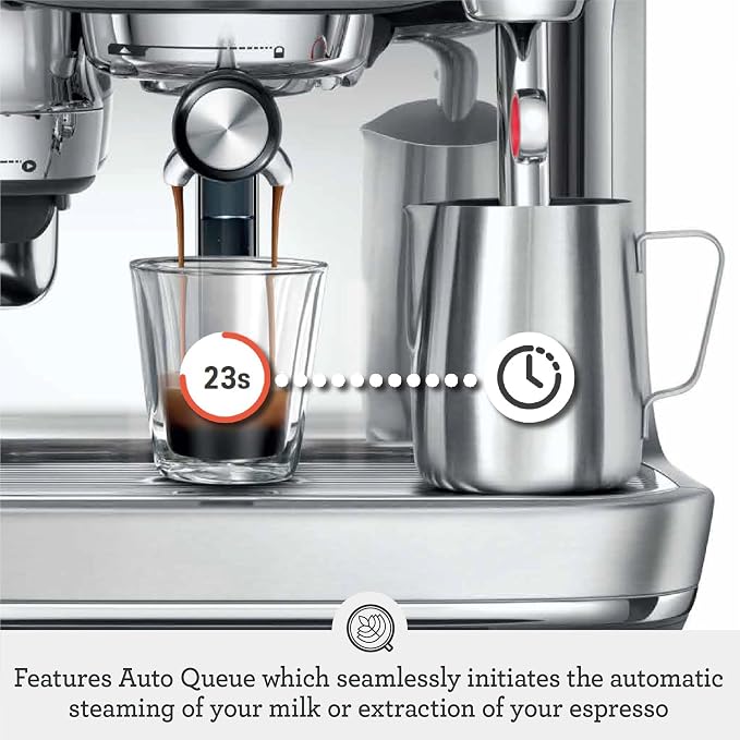 Breville BES985BTR Oracle Jet Espresso Machine, Black Truffle | Automatically brew barista-quality lattes, cappuccinos and cold brew at home with this coffee maker with built-in grinder - Image 10