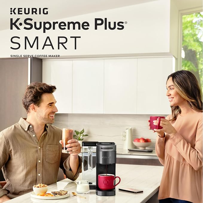 Keurig K-Supreme Plus SMART Coffee Maker, Single Serve K-Cup Pod Coffee Brewer, BREWID and MultiStream Technology, 78 Oz, Black | BREWID, MultiStream Technology, 78 Oz - Image 12