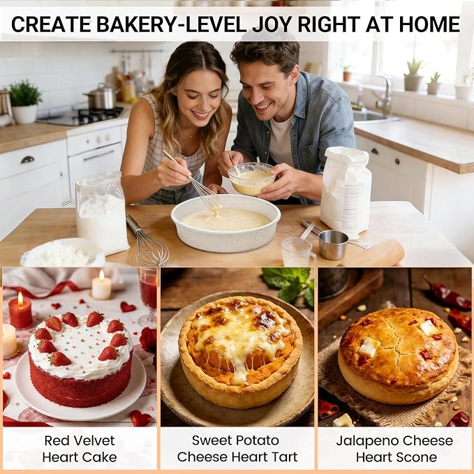 CAKETIME Silicone Round Cake Pan with Metal Reinforced Frame - Image 9