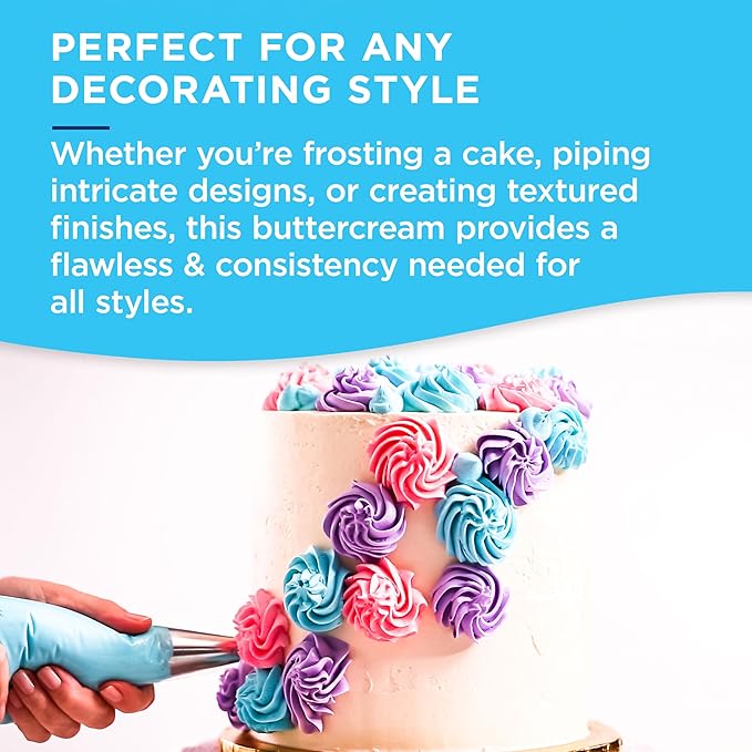 Satin Ice White Buttercream Frosting - 1lb - Pail