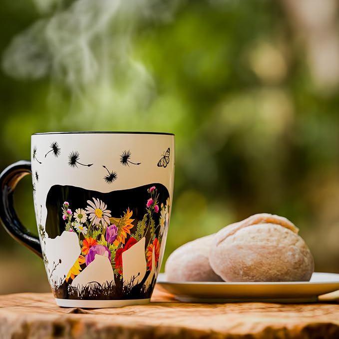 Color Changing Dog Coffee Mug 12OZ - Ceramic Heat Sensitive Cup Hot Cocoa Tea Milk Mugs Hot Drinks and beverages Unique Beautiful Holiday Christmas gift Idea for Dog lovers Furparent women mom grandma - Image 3