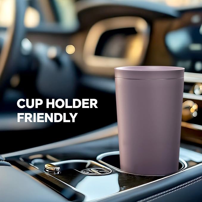 Ideus 17 oz Travel Coffee Mug, Double Wall Vacuum Stainless Steel Insulated Coffee Tumbler With Lid, Splash-Proof & Cup Holder Friendly, Keeps Drinks Hot/Cold, Dishwasher Safe, Purple - Image 5