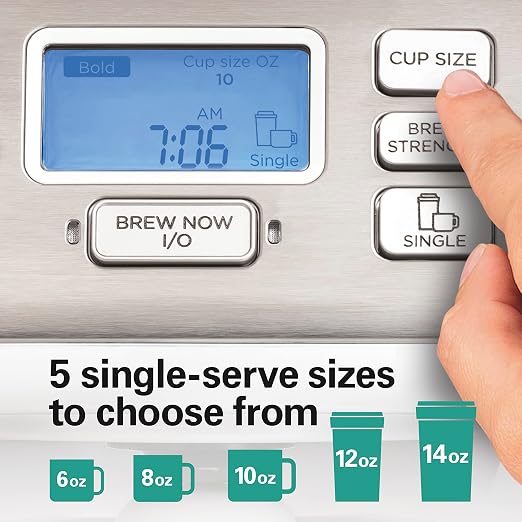 Hamilton Beach FlexBrew Trio 2-Way Coffee Maker, Compatible with K-Cup Pods or Grounds, Combo, Single Serve & Full 12 Cup Coffee Pot, White, Fast Brewing, Removeable Reservoir - Image 5