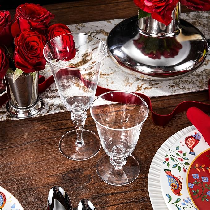 Royalrose Delight 14.2 oz Red Wine Glasses Set of 4 (Vintage Wine Glasses) | Premium Large Wine Goblets Glasses for Wine, Cocktails, Sparkling Water, Elegant Drinkware for Entertaining or Daily Use - Image 6