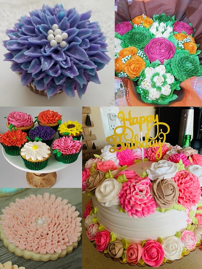Piping Tip #81 – Specialty Petal Tip for Blooming Flowers, Ribbons, and Decorative Textures, 3 Pcs