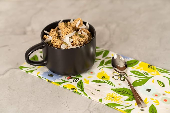 10 Strawberry Street Wazee Matte 4.75"/22 oz Oversized Mug, Set of 6, Black - Image 4