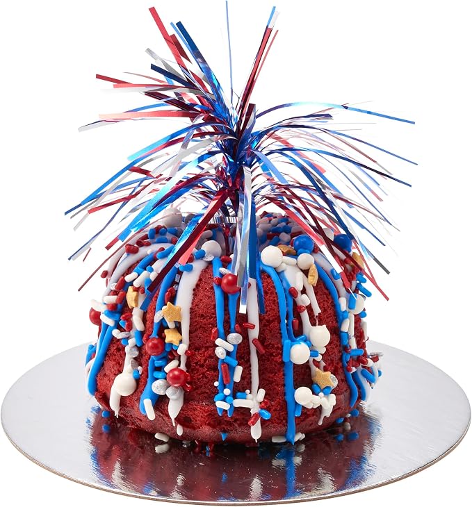 DECOPAC Firecracker Deluxe Fusion Mix, 26oz, Fancy Patriotic Candy Sprinkles in Handheld Container, Edible Sprinkles For Celebration Cakes, Cupcakes, Cookies and Donuts, Red, White, and Blue - Image 13