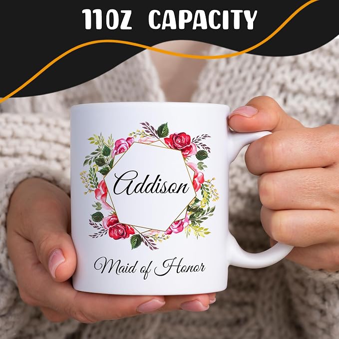 Personalized Coffee Mug, Custom Picture Text or Logo Ceramic Mug, Customized Gift for Men & Women, Taza Personalizada with Photo and Words, Customizable 11 Oz Tea Cup | White - Image 2