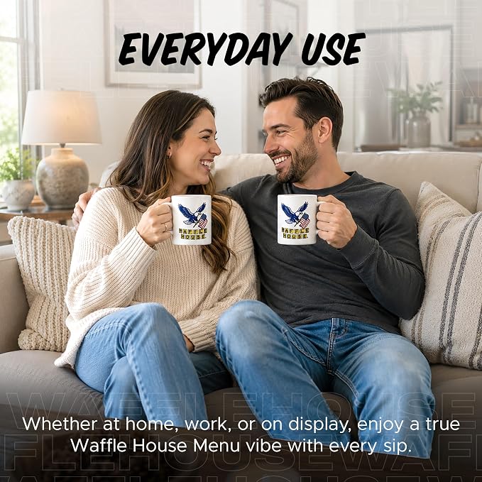 Waffle House Patriotic Coffee Mug in Gift Box – 9 oz Limited Edition Cup – Iconic Logo, Ideal Gift for Coffee Lovers - Image 6