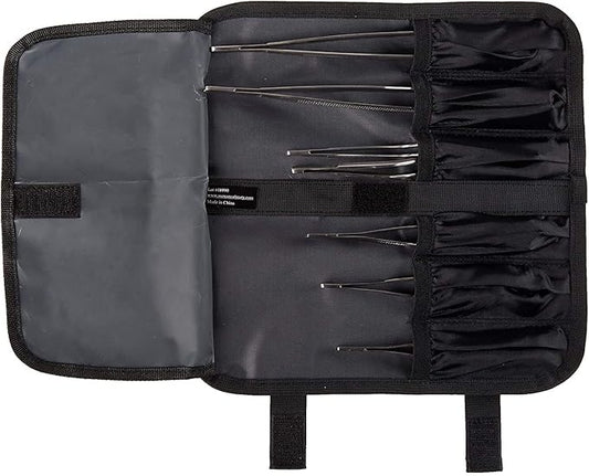 Mercer Culinary 8 Piece Precision Plus Plating Tongs Set