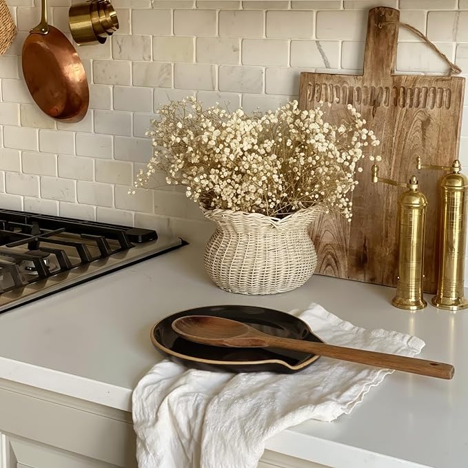 Beautiful Ceramic Spoon Rest for Stove Top - Perfectly Sized Spoon Holder for Your Kitchen Countertop - Easy to Clean and Dishwasher Safe, Perfect Addition to Any Kitchen Counter for Everyday Cooking - Image 2