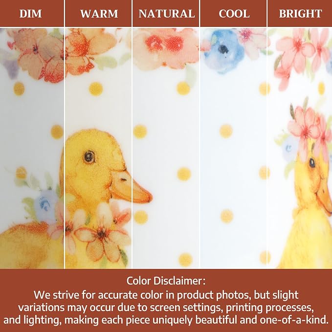 Maison d' Hermine Coffee Mug with Handles Tea Cups (15 Ounce, Pack of 1) | Fine Bone China Coffee Mugs for Hot Beverages Cappuccino Latte Home Spring Summer -Ducklings In Spring - Dancing Ducklings - Image 6
