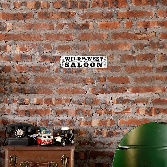Saloon Sign Western Decor Retro Metal Sign Home Man Cave Garage Bar 4×16 Inches For Home Kitchen Cafe Club - Image 7