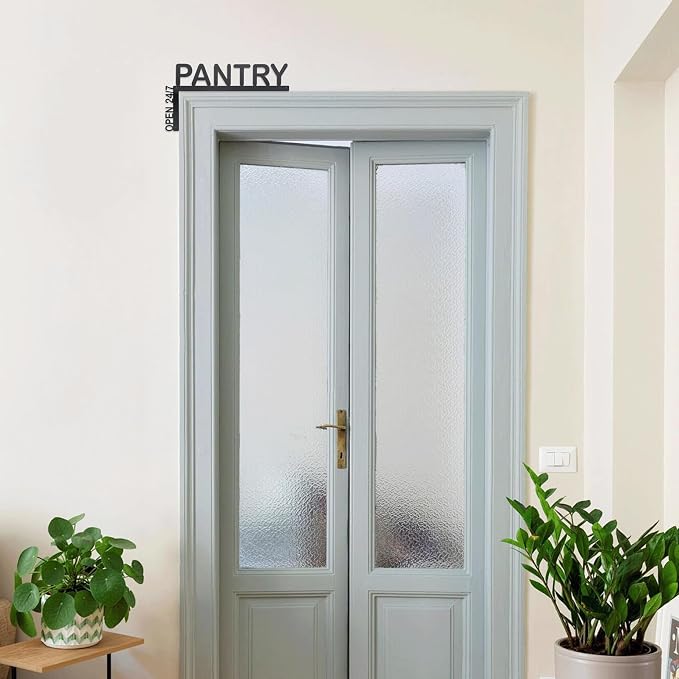 "Elegant Pantry Signs for Door Corner and Topper Decor - Versatile, Durable, and Waterproof 9.6""x5.3"" Decorative Plaque（left） " - Image 7