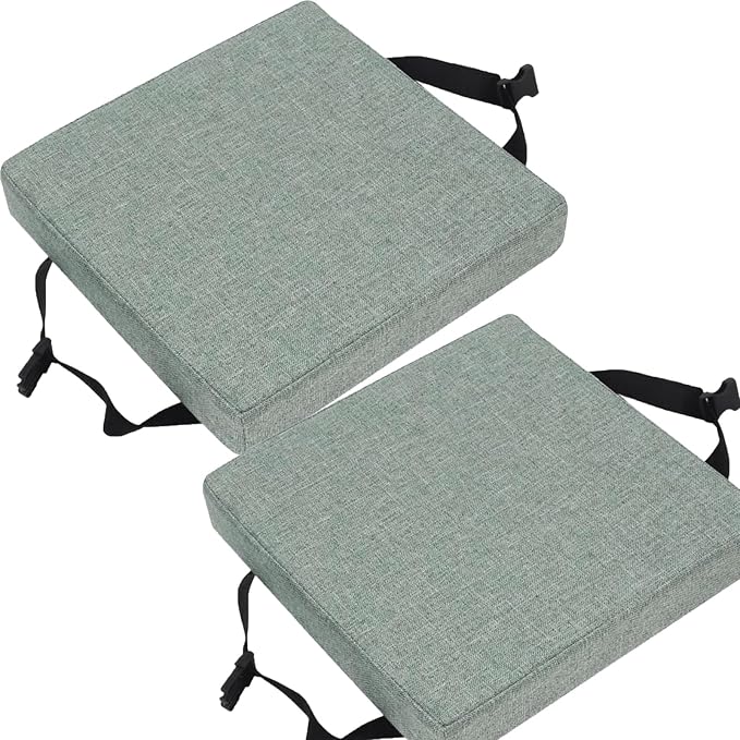 Square Cushion Set of 2 for Bar Stool 14x14/15*15/12*12 Seat With Ties - Thicked 5/8cm Dining Pads for Home Kitchen ( Color : 6# by Unknown