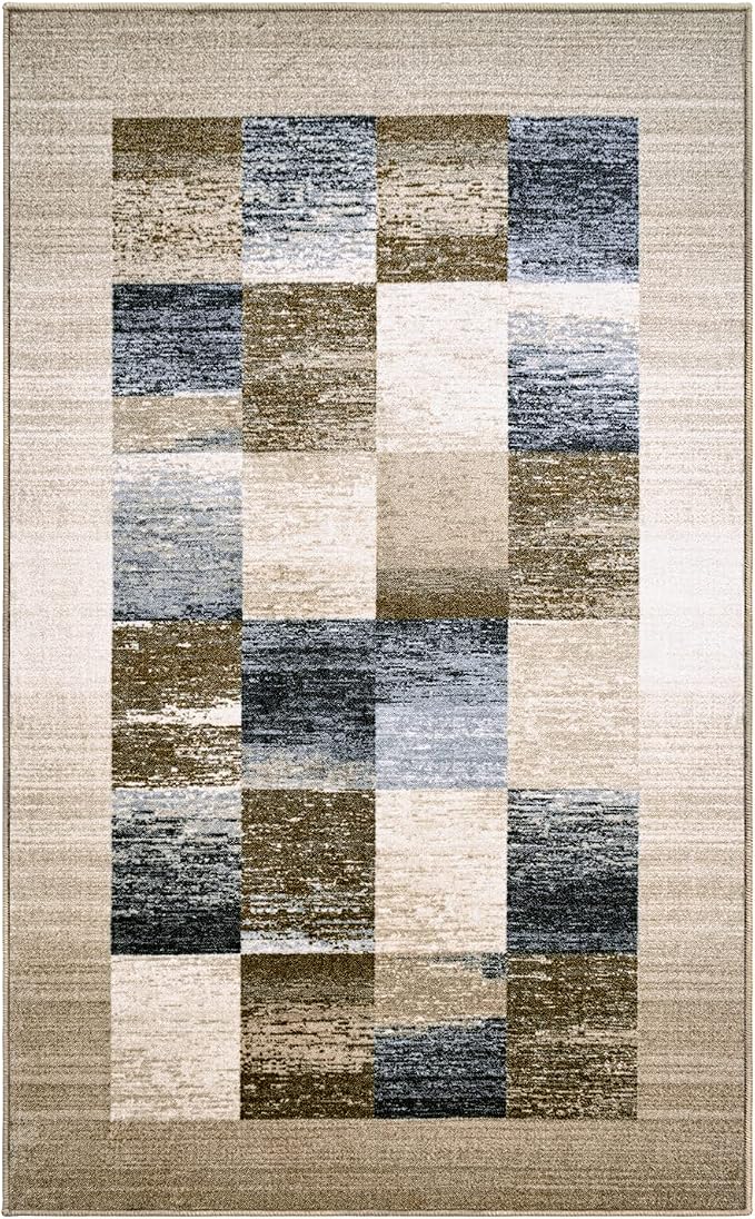 Superior LCKWD-Nylon-Parent Area Rug, 5 ft x 8 ft, Cream - Image 3