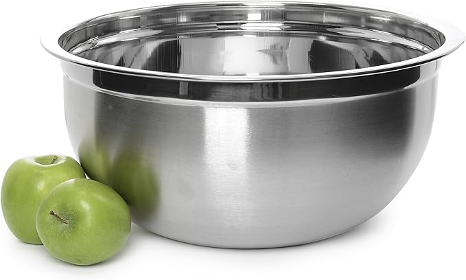 Deep Professional Quality Stainless Steel Mixing Bowl For Serving, Mixing Cooking and or Baking-14.5 Quart, 1192