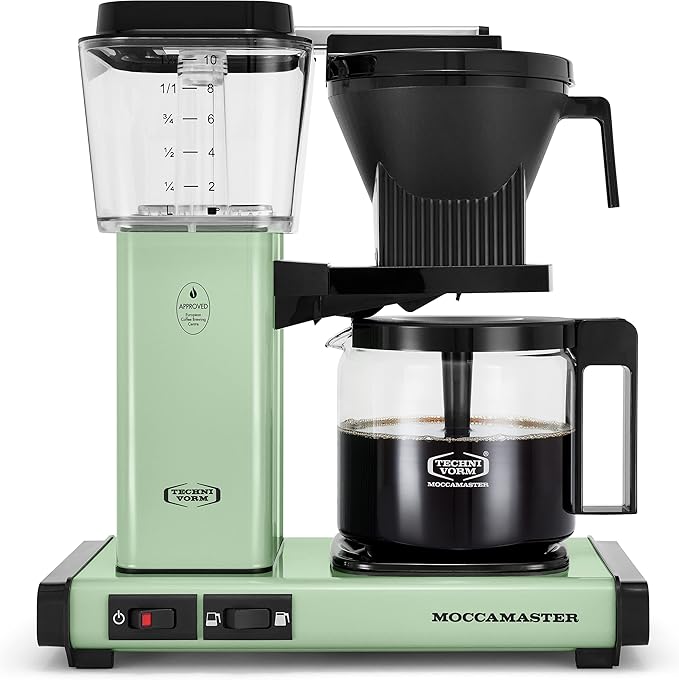 Moccamaster 53925 KBGV Select 10-Cup Coffee Maker, Pistachio Green, 40 ounce, 10-Cup, 1.25L by Unknown