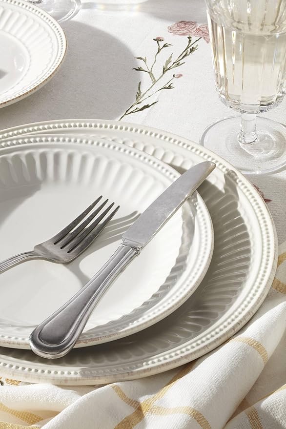 Lenox 895721 French Perle Groove Dinner Plates, Set Of 4 - Image 5