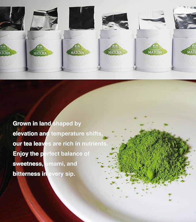SOKYO ceremonial matcha powder series powdered green tea Japanese matcha (1.05oz / 30g, Mie Ceremonial K)