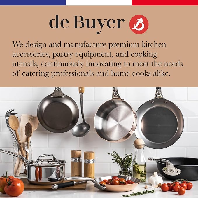 de Buyer Aluminum Baking Sheet - 23.6” x 15.75” - Perfect for Pastries, Cookies, Pizza & Tarts - Easy to Clean - Dishwasher Safe - Image 5