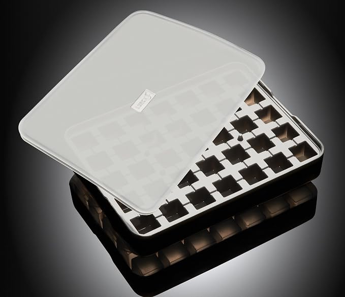 LURCH Germany ICE Former Cube - Silicone Tray for 35 Ice Cubes (0.8x0.8'') - Image 3