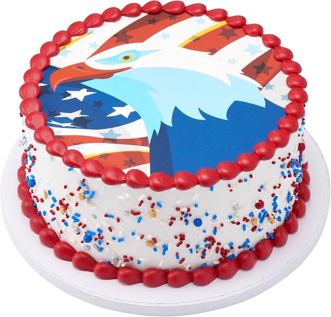 DECOPAC Firecracker Deluxe Fusion Mix, 26oz, Fancy Patriotic Candy Sprinkles in Handheld Container, Edible Sprinkles For Celebration Cakes, Cupcakes, Cookies and Donuts, Red, White, and Blue - Image 8