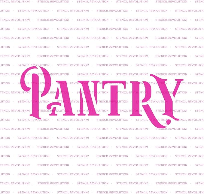 Rustic Pantry Stencil - Pantry Stencils, Rustic Stencil, Kitchen Stencil, Rustic Sign, Pantry Stencil - Image 5