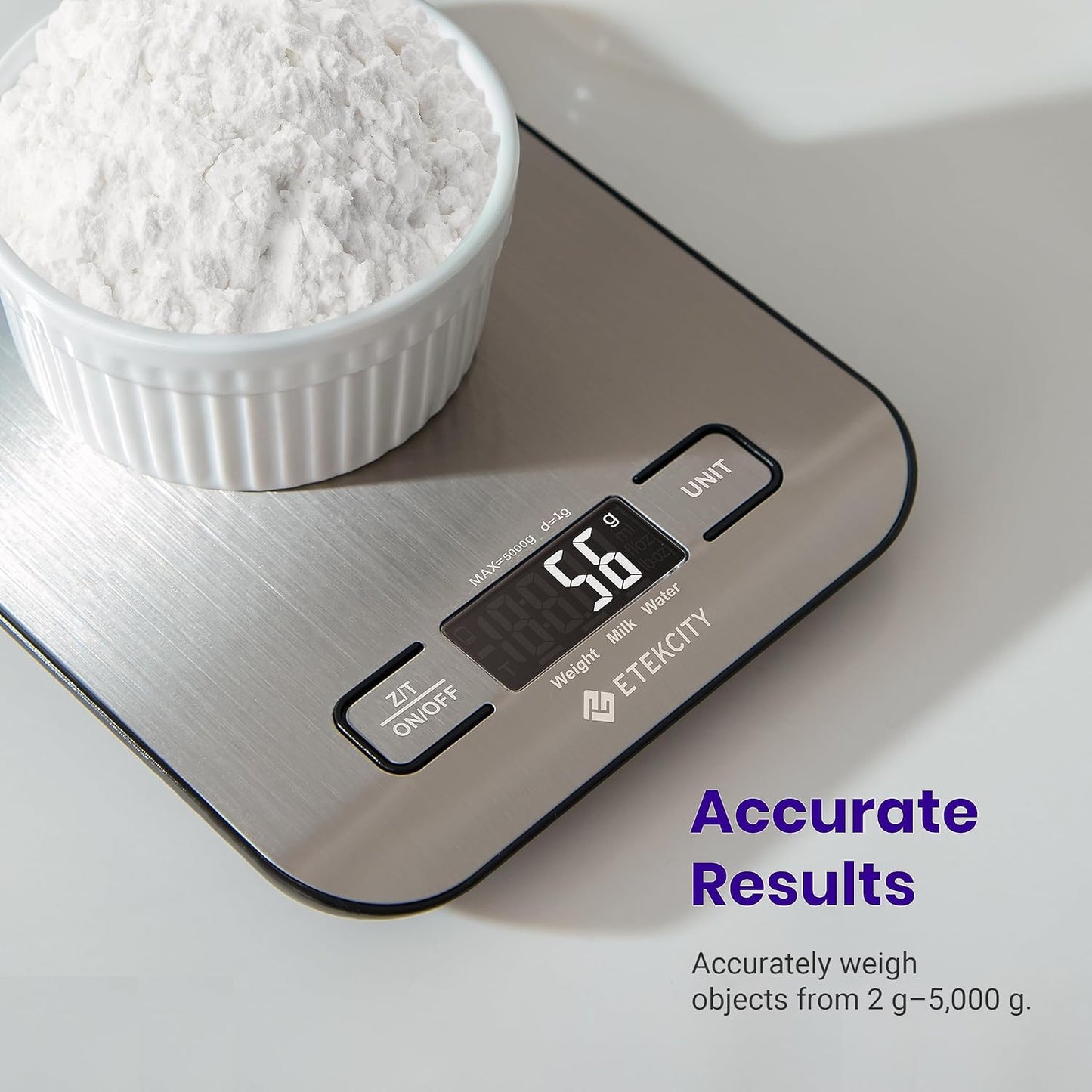 Precision Pro Stainless Steel Kitchen Scale - Silver (Medium)