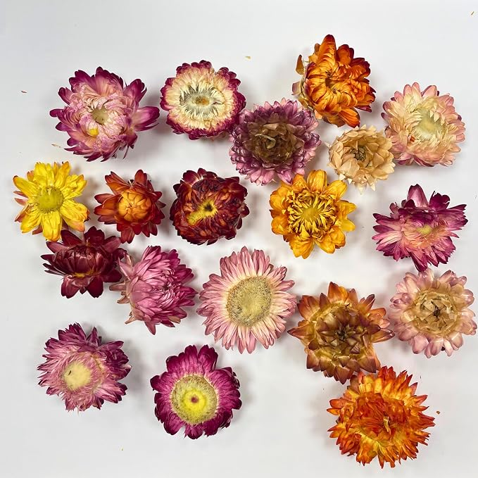 | Food Grade Dried Mixed Flowers | Approx. 40+ Flowers | 100% Natural & Edible | Flower Cocktail Topper Garnish | Cake Flower Decoration | Tea Infusion | 1.41Oz / 40G - Image 2