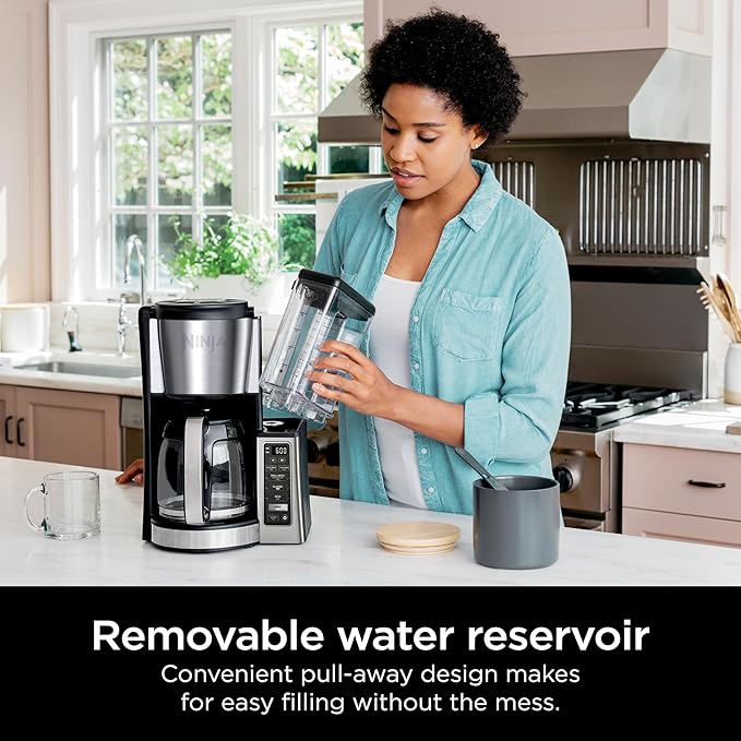 Ninja Fresh Brew Coffee Maker, 12 Cup Glass Carafe, Stainless Steel, CE251 - Image 3