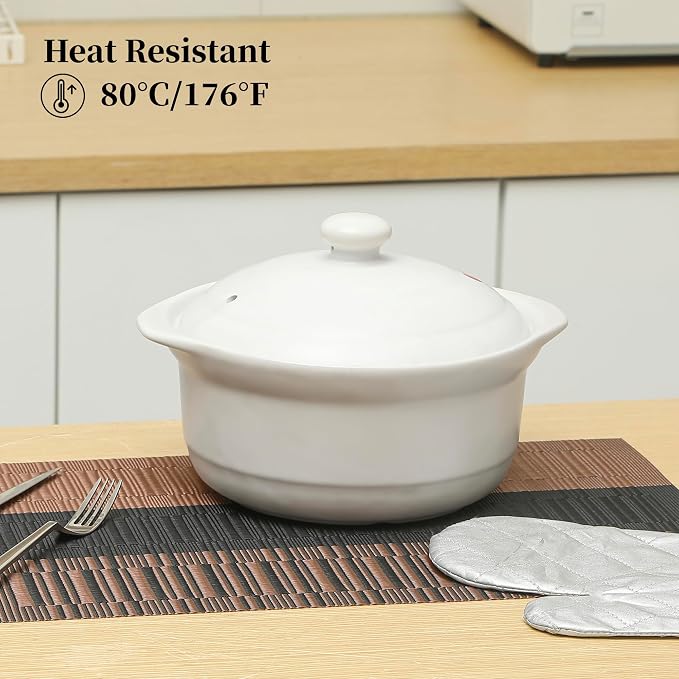 Leetaltree Brown with Black Striped Placemats Set of 8 - Heat Resistant Non-Slip Place mats for Dining Table, Washable Durable PVC Vinyl Woven Table Mats（Brown Stripe, 8） - Image 4