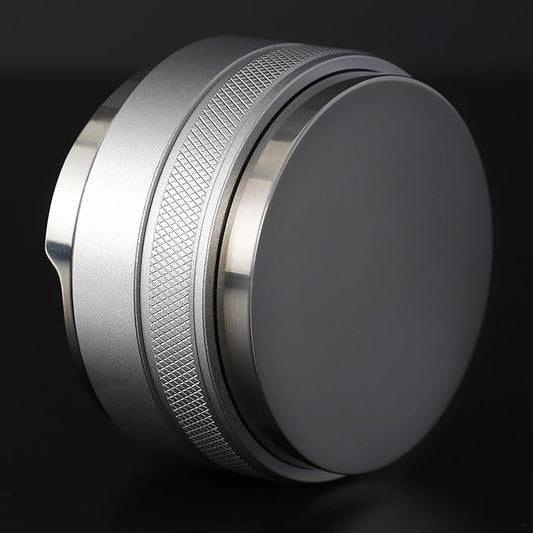 51mm Coffee Distributor and Tamper,Dual Head Coffee Leveler Fits for Delonghi 51mm Portafilter,Professional Espresso Hand Tamper.(Silver)