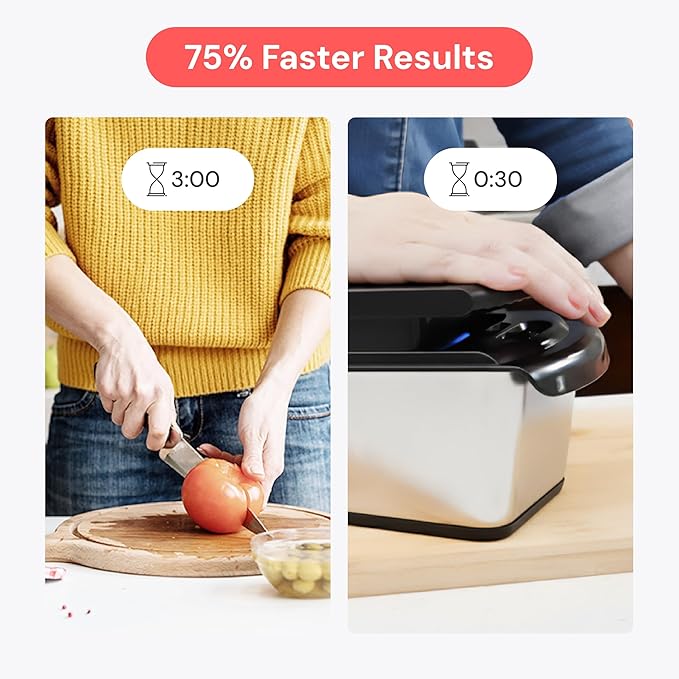 Fullstar Pro Original Vegetable Chopper & Mandoline Slicer Kitchen Gadget | 14 in 1 Veggie Slicer, Onion & Fruit Cutter with Sharp Stainless Steel Blades & Container (Stainless Steel) - Image 3