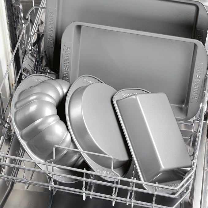 Farberware Bakeware Nonstick Muffin Pan, 12-Cup, Cupcake Baking Pan, Gray - Image 7