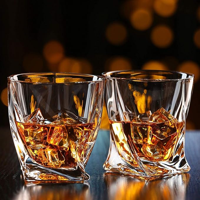 DeeCoo Premium 10, 11 OZ Scotch Glasses - Old Fashioned Whiskey Glasses/Style Glassware for Bourbon/Rum/Bar Tumbler Set of 6 - Image 5