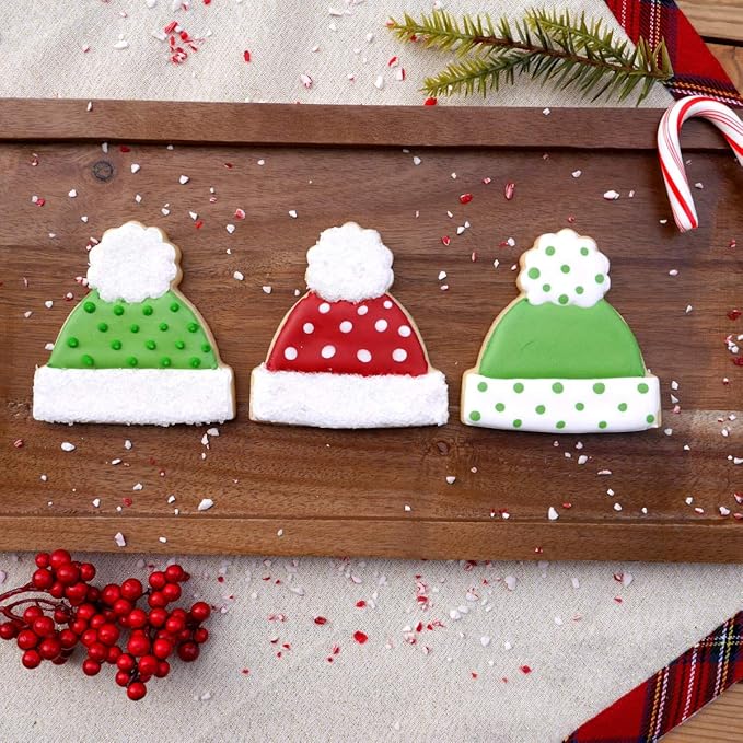 Winter Hat Cookie Cutter, Premium Food-Grade Stainless Steel, Dishwasher Safe (Winter Hat)