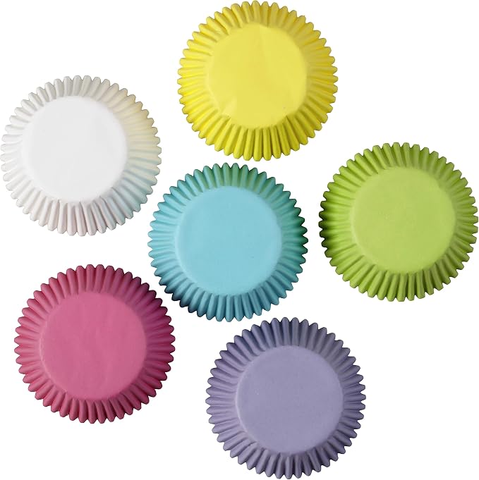 Wilton Bakecups, Multicolor | Multicolor Greaseproof Baking Cups Brighten Up Cupcakes & Muffins, Oven-Safe Paper Liners for Everyday & Party Baking - Image 2