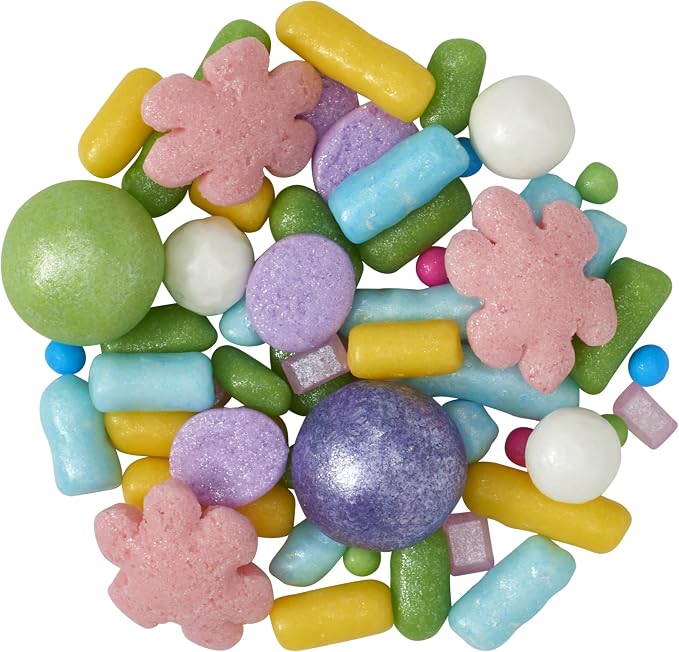 DECOPAC Bloom Sweet Bloom Deluxe Fusion Mix, 26oz, Fancy Candy Sprinkles in Handheld Container, Edible Sprinkles For Celebration Cakes, Cupcakes, Cookies and Donuts, Spring Colors - Image 5