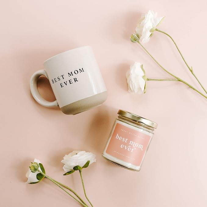 Sweet Water Decor Best Mom Ever Stoneware Coffee Mugs - 14Oz Cute Coffee Mugs for Hot and Cold Drinks - Dishwasher and Microwave Safe - Mothers Day Gift - Ideal for Tea & Espresso - Image 7