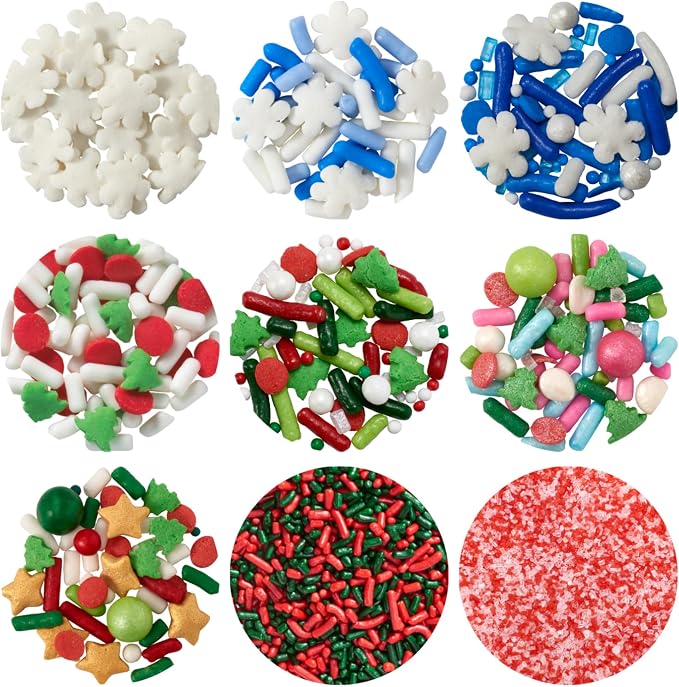 DECOPAC Winter Fusion Mix Candy Sprinkles, 26oz, Fancy Sprinkles in Handheld Container, Edible Sprinkles For Celebration Cakes, Cupcakes, Cookies and Donuts - Image 6