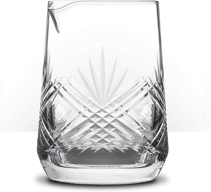 Piña Barware Seamless Hand Cut Mixing Glass - 700mL / 24oz - Professional Bartending Commercial Glassware - Image 2