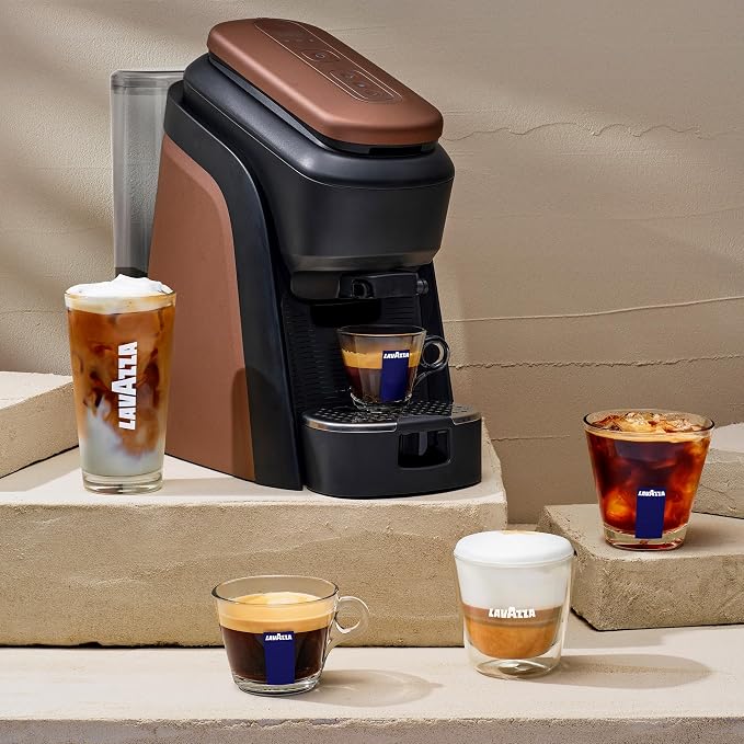 Lavazza Tabli Espresso Machine, works with 100% Coffee Tabs (Brown) | Single-serve espresso system. Tabli 100% Coffee Tabs compatibility. Easily brew an espresso, lungo, or double shot. - Image 11