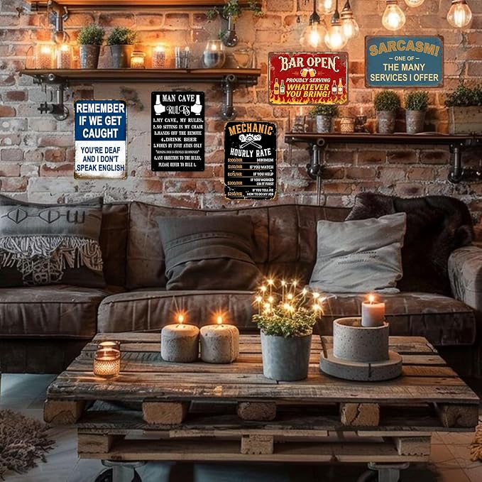 Vintage Tin Signs Big Booty BLVD Funny Metal Sign Inappropriate Humor Bar Home College Dorm Decor Street Signs (Big Booty BLVD Street) 4×16 INCH - Image 7