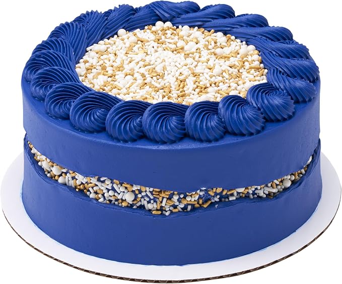 DecoPac Gold Celebration Wishes Fusion Mix Sprinkles, 26oz, Shaped Candy Sprinkles in Handheld Container, Edible Decorations For Celebration Cakes, Cupcakes, Cookies and Donuts - Image 9