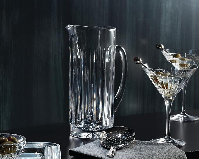 Reed And Barton Soho Clear Crystal, Tall Ball Pitcher - Image 3