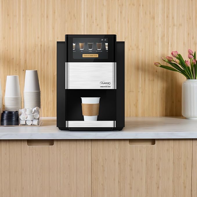 Flavia Creation 600 Brewer, Makes Coffee, Lattes, Tea, and other Hot or Cold Beverages with Single-Serve Freshpacks, Multiple Brew Sizes - Image 4