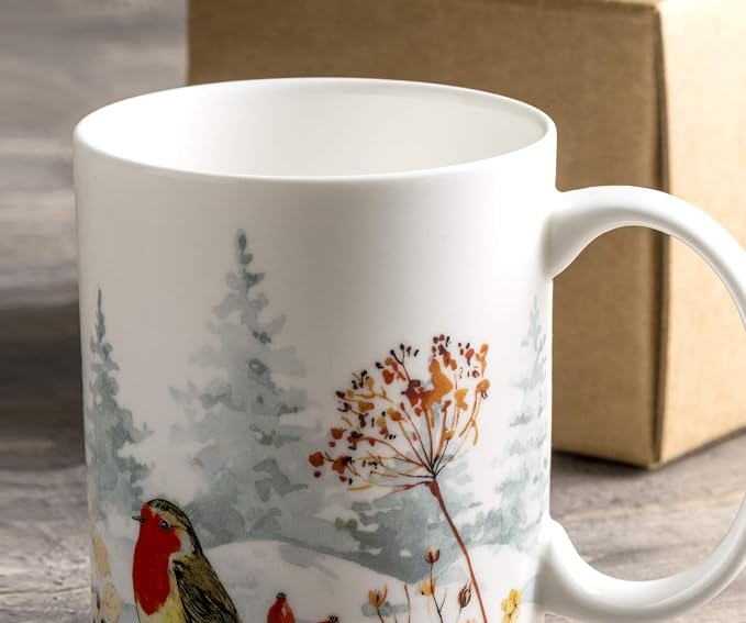 Maison d' Hermine Coffee Mug with Handles Tea Cups (15 Ounce, Pack of 1) | Fine Bone China Coffee Mugs for Hot Beverages Cappuccino Latte Home Restaurant Hotel Spring Summer -Morzine - Chamonix - Image 9
