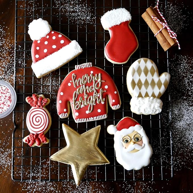 Ugly Christmas Sweater Cookie Cutter, Premium Food Grade Stainless Steel, Dishwasher Safe (Christmas Sweater 2 Piece)